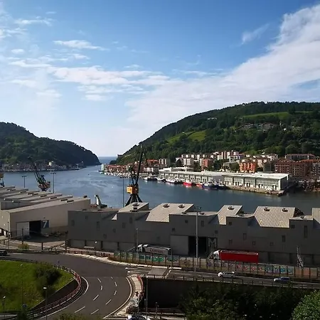 Apto Con Vistas A Bahia De Pasajes, A 10 Min Del Centro De San Sebastian Daire Lezo